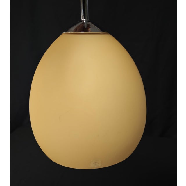 Vintage Golf Opal Glass Pendant Lamp from Leucos, 1980s For Sale - Image 11 of 18