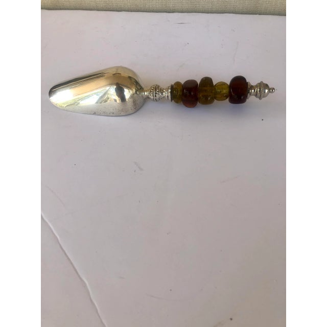 Candy Scoop W/Colored Stones For Sale - Image 4 of 9