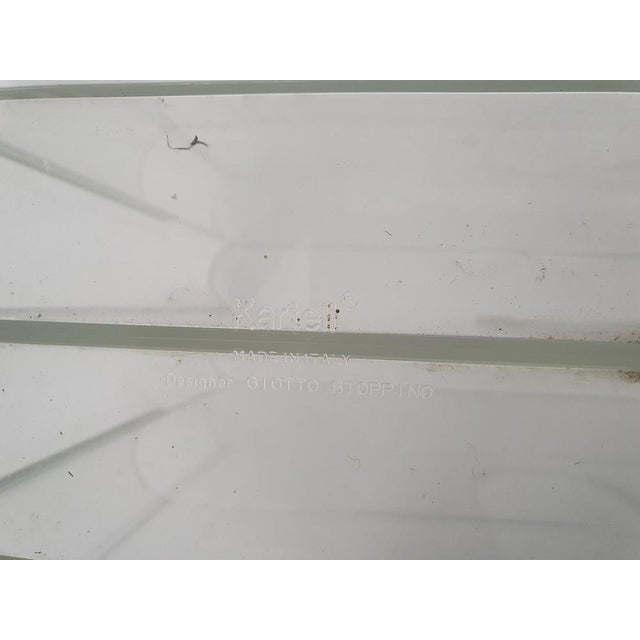 Transparent Magazine Stand attributed to Giotto Stoppino for Kartell, Italy, 1960s For Sale - Image 3 of 6