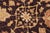 Textile Shabby Chic Oriental Ziegler Aubergine/Beige Wool Rug - 9'0'' X 12'0'' For Sale - Image 7 of 10