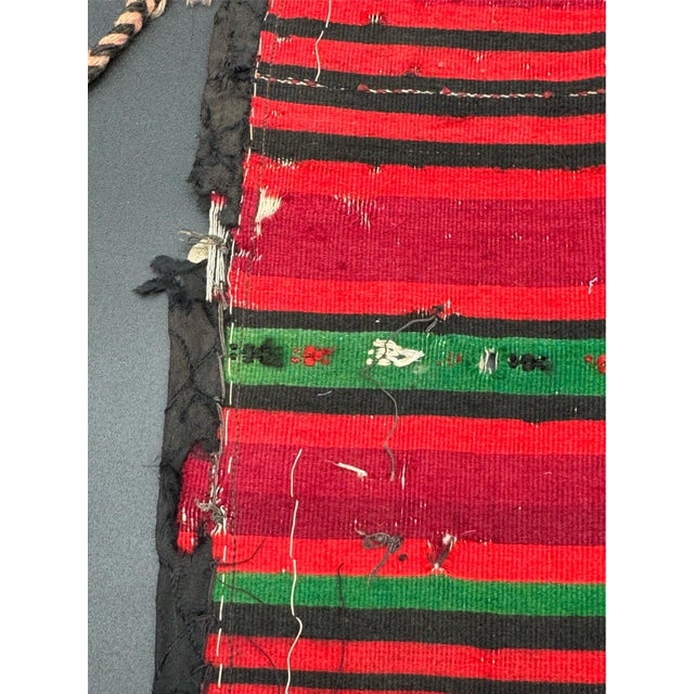 Vintage Bulgarian Folk Costume Apron, Prestilka For Sale - Image 9 of 17