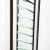 Silver Mid-Century Modernist Arch Form Beveled & Directionally Tessellate Panel Mirror For Sale - Image 8 of 11