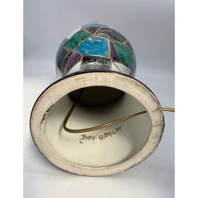 Ceramic Table Lamp from Boni, 1980s For Sale - Image 3 of 7