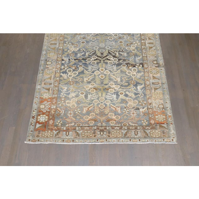 Early 20th Century Antique Zabihi Collection Persian Bidjar Bird Rug - 4'6" x 6'8" For Sale - Image 5 of 10
