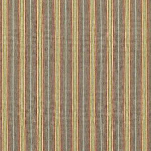Schumacher Toscana Stripe Fabric in Espresso