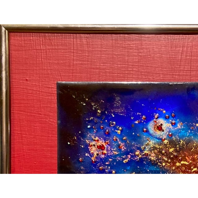 "Birth of the Cosmos" Original Painting, Framed. For Sale - Image 4 of 9