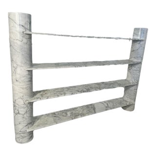 "Loico" Marble Bookcase by Angelo Mangiarotti For Sale