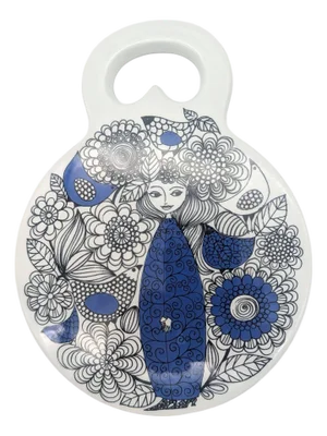 1960s Arabia Finland "Pastoraali" Trivet Designed by Esteri Tomula
