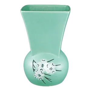 Mid-Century McCoy Green Springwood Vase 1961
