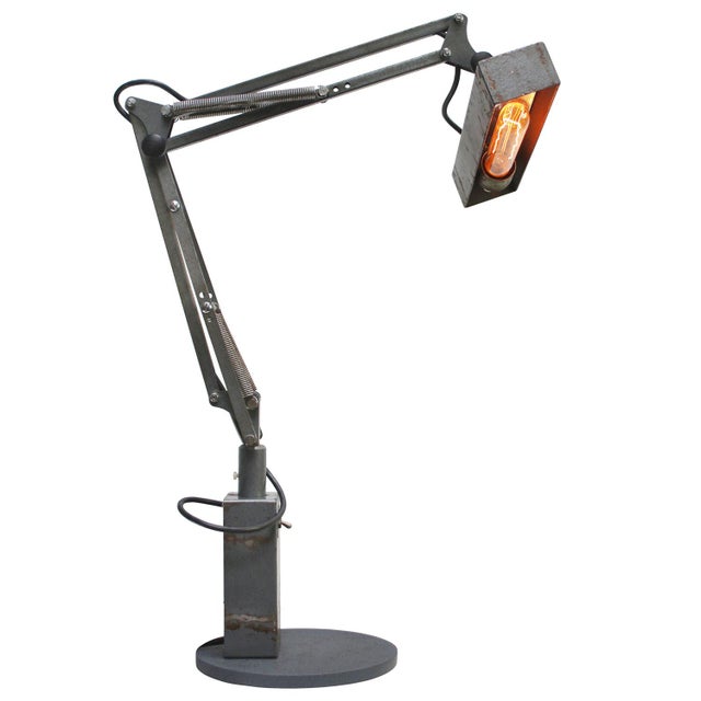 British Anglepoise Inspection Desk Lamp by P.W. Allen & Co. UK for Royal Air Force For Sale - Image 12 of 12