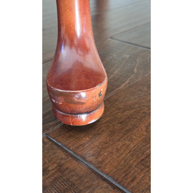 1980s Attributed to Ethan Allen Pair of Upholstered Armchairs Blue Diamonds For Sale In San Diego - Image 6 of 13