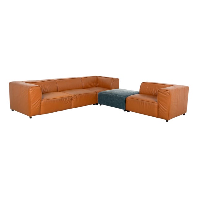 Carmo Corner Sofa in Leather from BoConcept For Sale