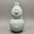 Vintage Pagoda Brand Chinese Celadon Double Gourd Porcelain Wine Bottle Vase For Sale - Image 4 of 7