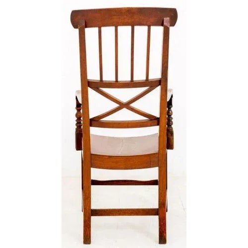 Farmhouse Elm Armchair, 1800s For Sale - Image 6 of 7