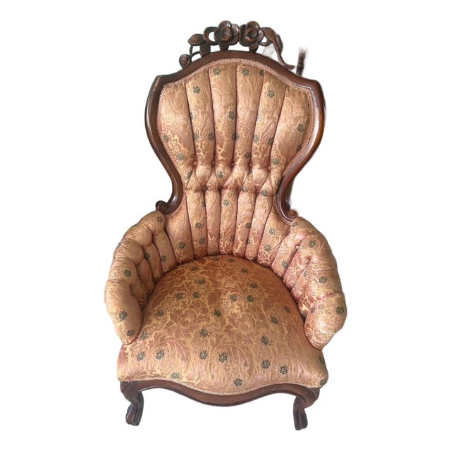 19th Century Rococo Revival Carved Armchair – Attributed to John Henry Belter For Sale