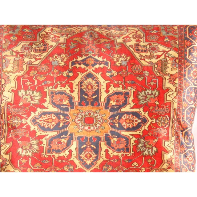 Modern Pasargad DC Heriz Design Pillow For Sale - Image 3 of 3