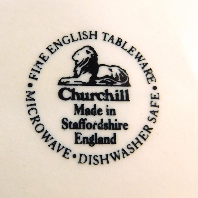 1990s Contemporary Churchill Round Covered Vegetable Serving Bowl in Briar Rose For Sale In San Francisco - Image 6 of 6