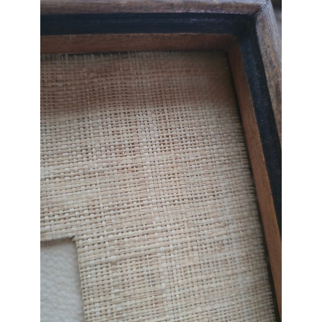 Mid 20th Century Signed Vintage Coastal Landscape Seascape Watercolor Painting With Beached Rowboat For Sale - Image 10 of 14