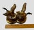 ​Mid 20th Century Solid Brass Mallard Ducks in Flight Bookends Attributed to Pm Craftsman - A Pair For Sale - Image 11 of 12