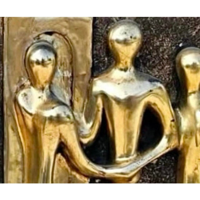 1960s Lovers Huge Brutalist Fiberglass Wall Sculpture Espada for Finesse Originals Mad Men For Sale - Image 10 of 16