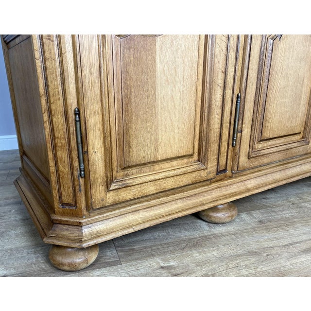 Vintage French Style Wardrobe in Oak For Sale - Image 6 of 13