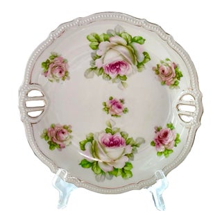 1920s German P K Silesia Handled Platter For Sale