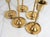 Metal Vintage Brass Taper Candle Holders S/5 For Sale - Image 7 of 9
