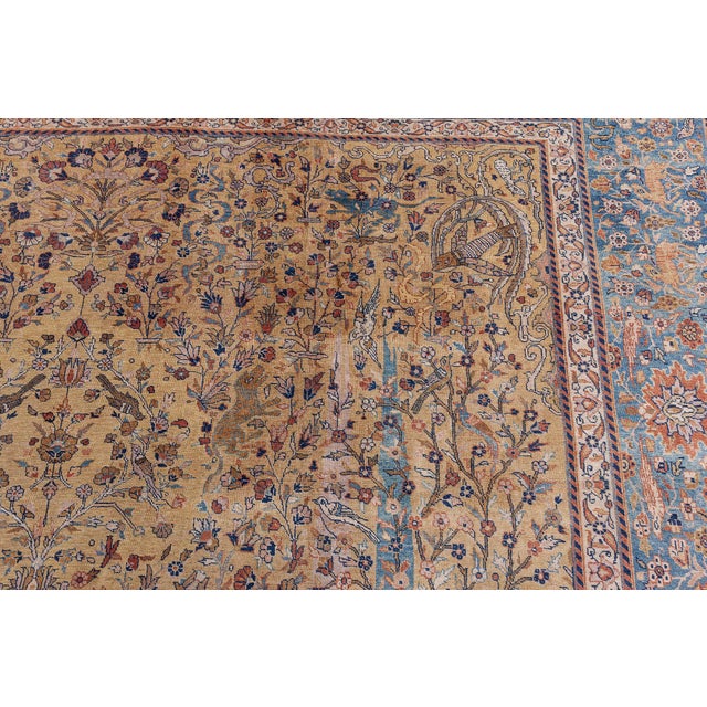 Persian Early 20th Century Persian Tabriz For Sale - Image 3 of 11