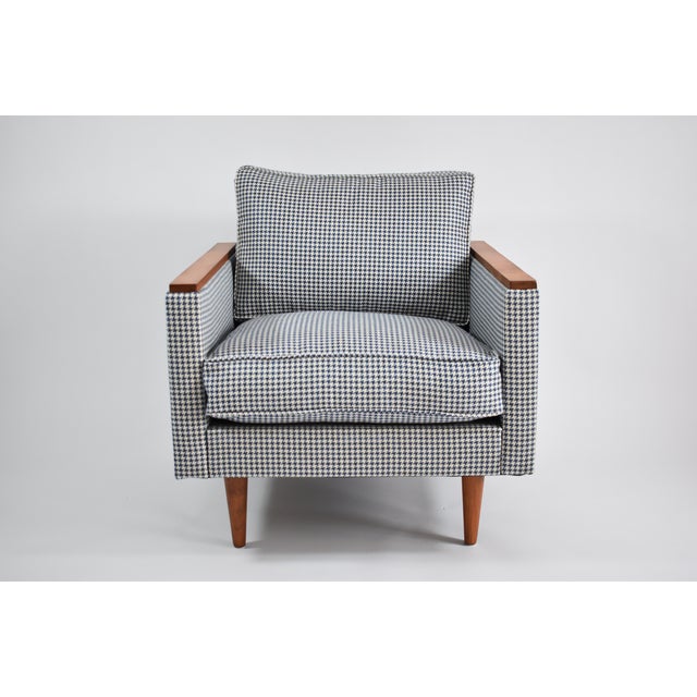 Blue Vintage Armchair Cube, 1970s For Sale - Image 8 of 10