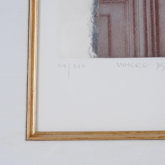 Late 20th Century Willi Kissmer "Where Did You Go to My Lovely" Limited Edition 119/250 Aquatint Print Framed, Matted & Ready to Display For Sale - Image 4 of 9