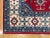 Ruby Red Hand Knotted Fine Wool Kazak Rug | Vintage Tribal Caucasian Area Rug | 74" X 109" For Sale - Image 8 of 10