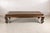 Antique Chinese Elm Opium Bed Coffee Table with Woven Rattan Top and Scroll Legs For Sale - Image 13 of 18