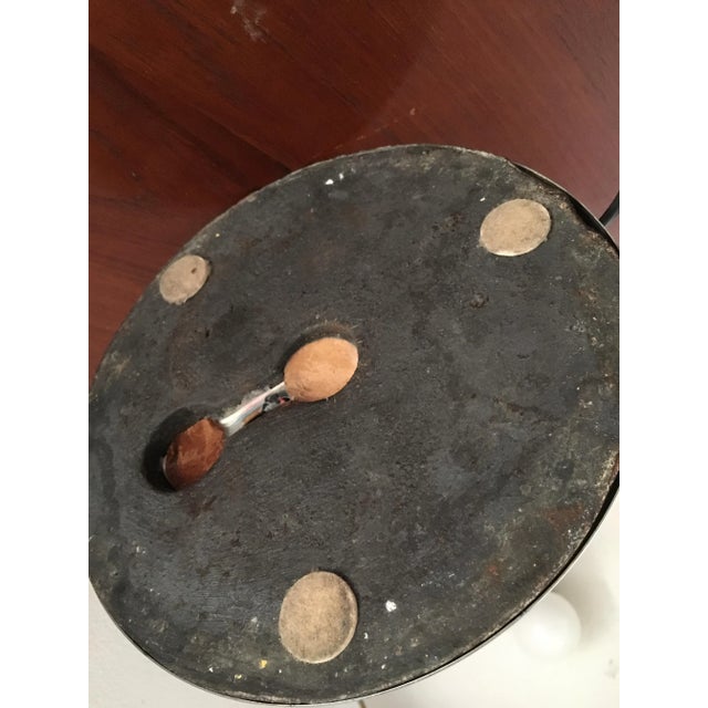 Mid-Century Italian Chrome Plated Table Lamp, 1940s For Sale - Image 11 of 12