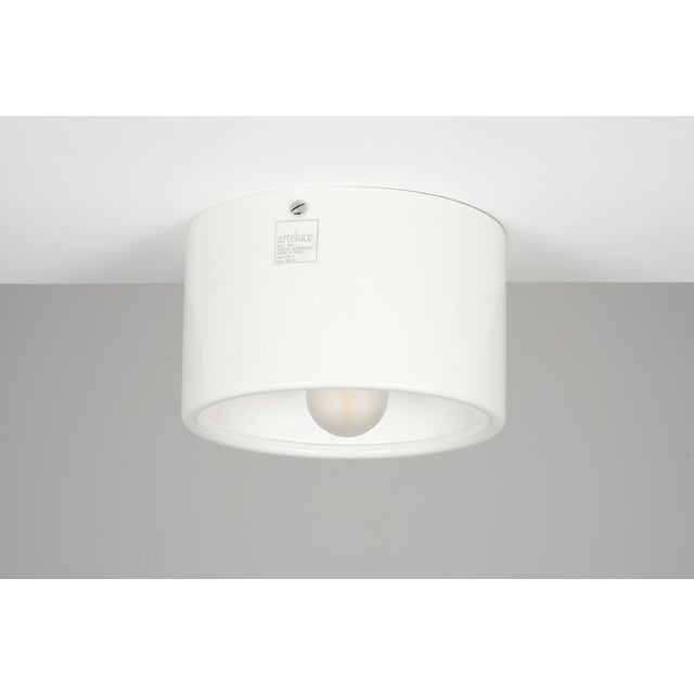 Model 268 Wall or Ceiling Lamp by Cini Boeri for Arteluce, 1970s, in Very Good conditions. Designed 1970 to 1979 This...