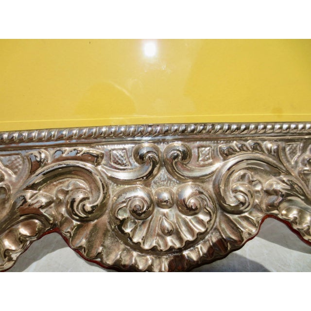 Late 20th Century Italian Sterling Silver Dome Photo Frame Late 20th For Sale - Image 5 of 8
