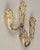 A pair of 19th Century French Louis XVI ctyle cast bronze ormolu curtain tiebacks. Good heavy casting with nice ribbon...