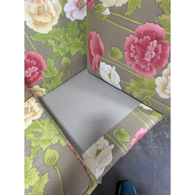 Vintage 80s Quilted Floral Sofa For Sale In Richmond - Image 6 of 8