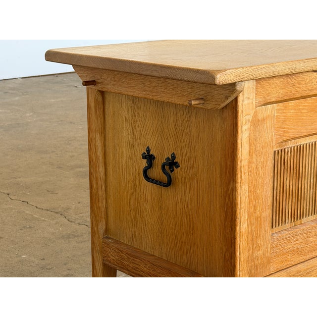 Danish Oak Sideboard by Henning Kjærnulf, 1960s For Sale - Image 6 of 11
