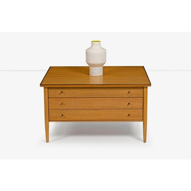 Goldenrod 1950s Paul McCobb for Calvin the Irwin Collection 3-Drawer End Tables - a Pair For Sale - Image 8 of 9