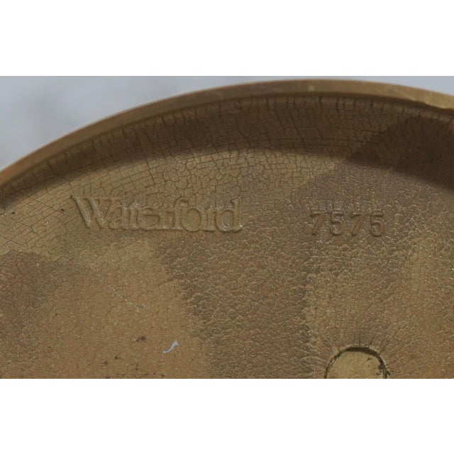 1980s Waterford Brass and Crystal Lamps - a Pair For Sale - Image 13 of 13