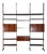 Mid-Century Modern Italian Modular Bookcase in Wood and Metal, 1960s For Sale