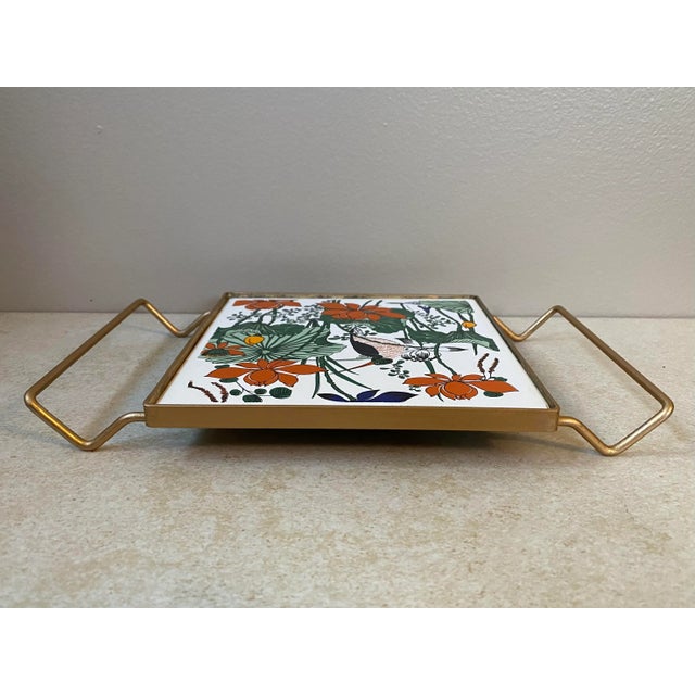 Vintage Tile Trivet For Sale - Image 4 of 6