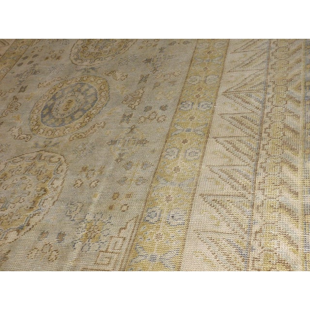 Vintage Hand Knotted Khotan Style Rug. 7'8"x 10'2" For Sale - Image 10 of 18