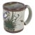 Vintage Signed Mateo Mexican Tonala Pottery Mug With Bird For Sale
