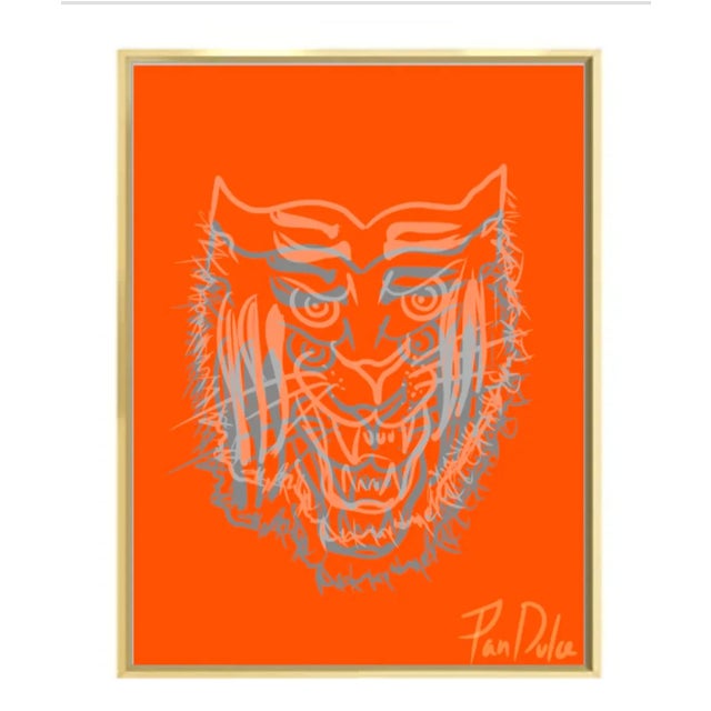 2020s Drunken Tiger Giclee on Canvas by Pan Dulce For Sale - Image 5 of 5