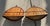 Brown Vintage Split Bamboo Wall Baskets With Scalloped Form, Pair For Sale - Image 8 of 10