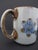 Ceramic Ken Edwards El Palomar Blue Bird Flowers Mexican Tonala Stoneware Coffee Cup Mug For Sale - Image 7 of 9
