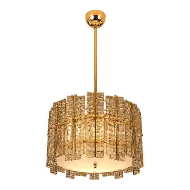 Italian Modern Fumé Tropical Murano Glass Chandelier with Gold Finish by Simoeng For Sale - Image 6 of 6