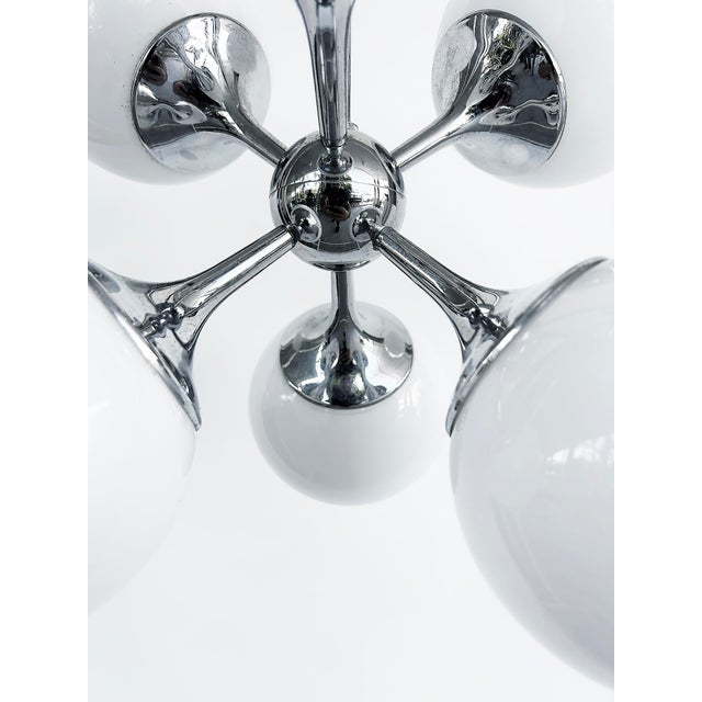Lightolier Mid-Century Atomic Sputnik Pendant Chandelier For Sale - Image 10 of 11