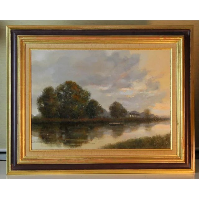 Roger Delapierre, Allan River Landscape, 1991, Oil on Canvas, Framed For Sale - Image 3 of 7